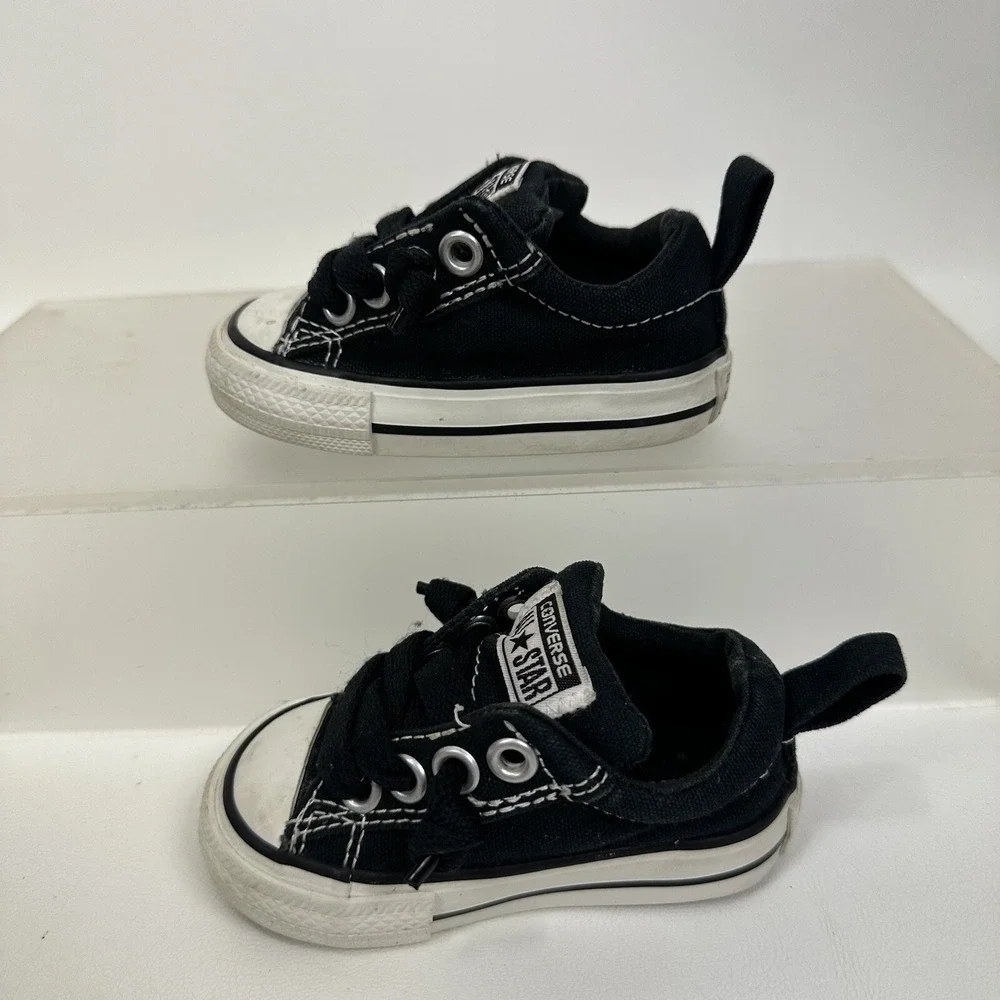 Converse Chuck Taylor All Star‎ Street Ox Toddler Shoes Size 3 Black 726090F